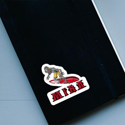 Surfer Sticker Mira Notebook Image