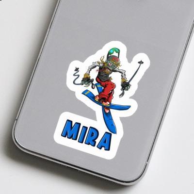 Skifahrer Aufkleber Mira Laptop Image