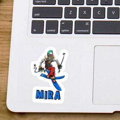 Freeride Skier Sticker Mira Image