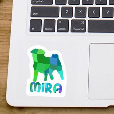 Sticker Mira Pug Notebook Image