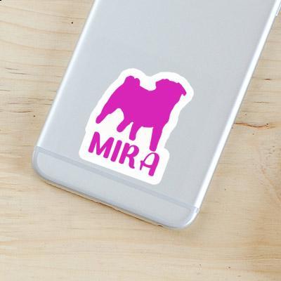 Sticker Mira Pug Notebook Image