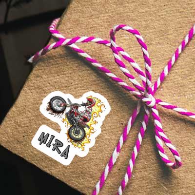 Motocross Rider Sticker Mira Notebook Image