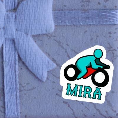 Sticker Mira Motorbike Driver Image