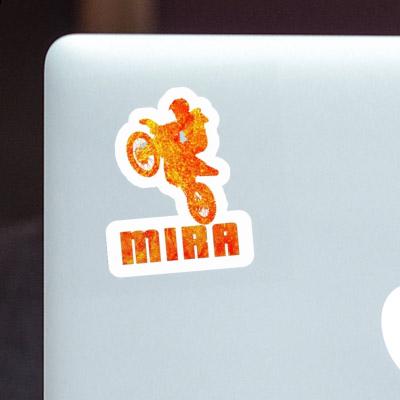 Sticker Mira Motocross Rider Notebook Image