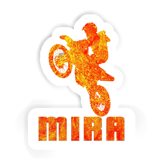 Sticker Mira Motocross Rider Notebook Image