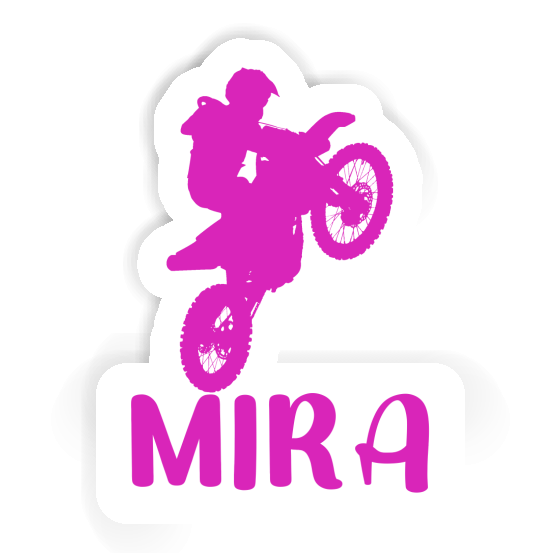 Aufkleber Mira Motocross-Fahrer Laptop Image