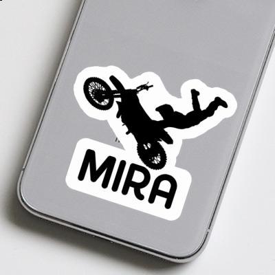 Sticker Motocross Rider Mira Notebook Image