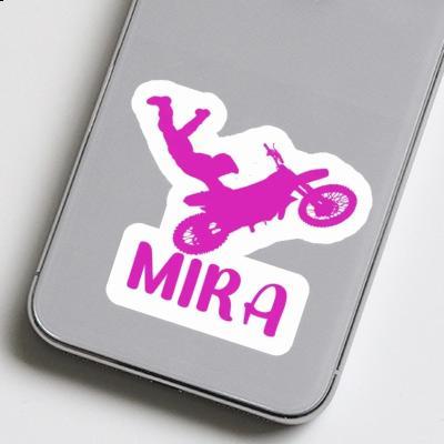 Motocross Rider Sticker Mira Laptop Image