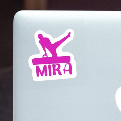 Mira Sticker Gymnast Notebook Image