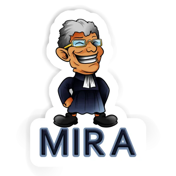 Mira Sticker Vicar Notebook Image