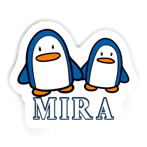 Sticker Penguin Mira Gift package Image