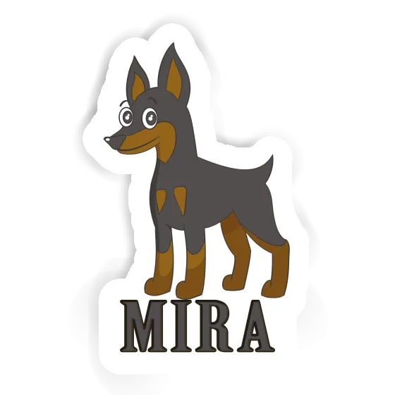 Pinscher Aufkleber Mira Image