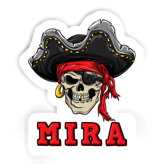 Pirate-Head Sticker Mira Laptop Image