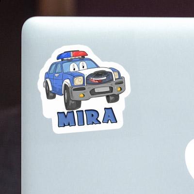 Mira Sticker Police Car Image