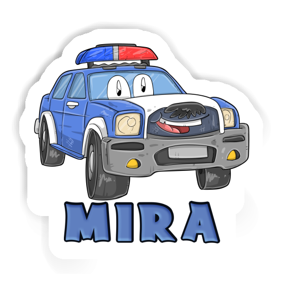 Mira Sticker Police Car Laptop Image