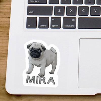 Sticker Pug Mira Notebook Image