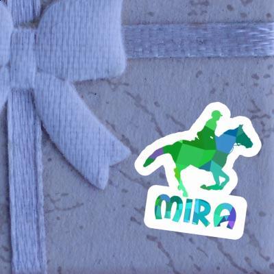 Horse Rider Sticker Mira Notebook Image