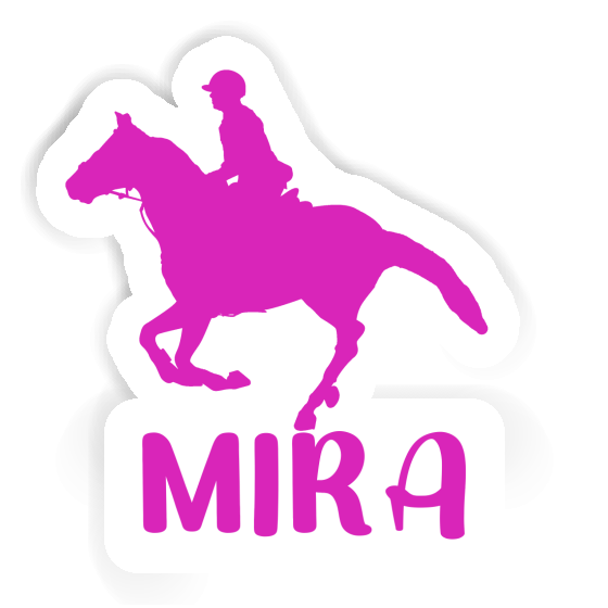 Horse Rider Sticker Mira Notebook Image