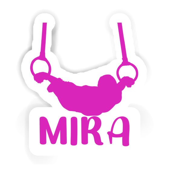 Sticker Ring gymnast Mira Notebook Image