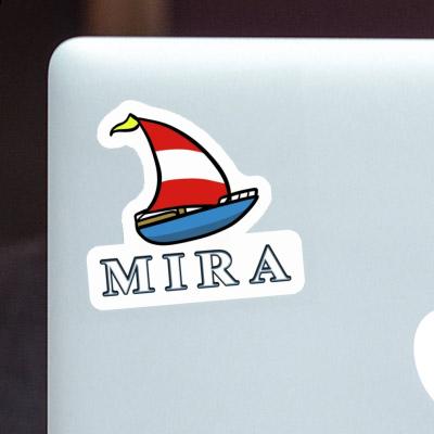 Sailboat Sticker Mira Laptop Image