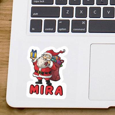 Sticker Santa Claus Mira Notebook Image