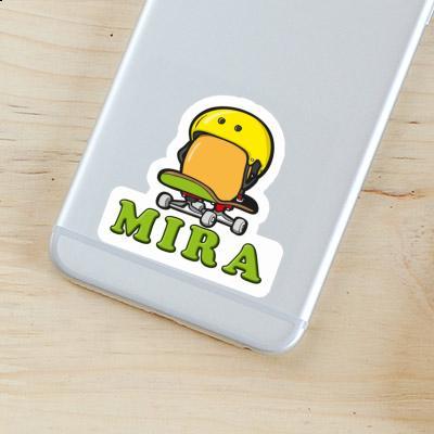 Skateboard-Ei Sticker Mira Notebook Image