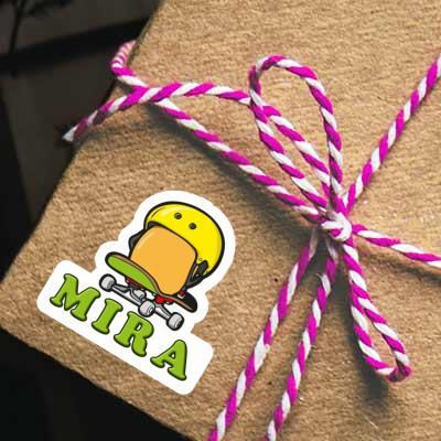 Skateboard-Ei Sticker Mira Image