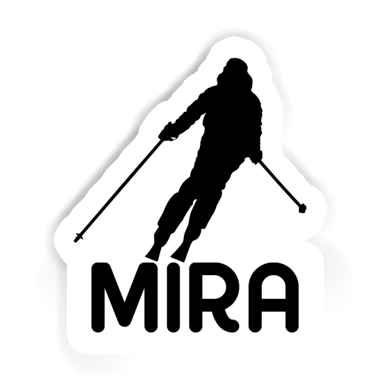 Sticker Skier Mira Notebook Image