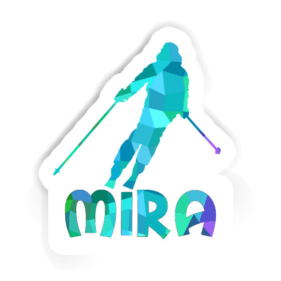 Mira Autocollant Skieuse Image