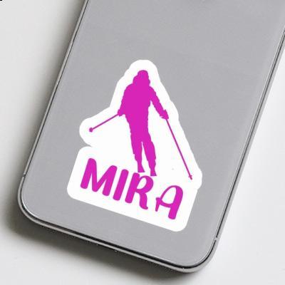 Mira Sticker Skier Notebook Image