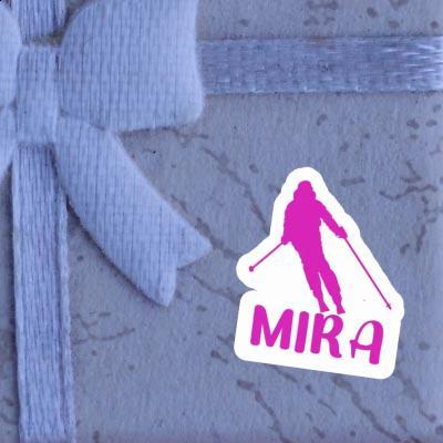 Mira Sticker Skier Notebook Image