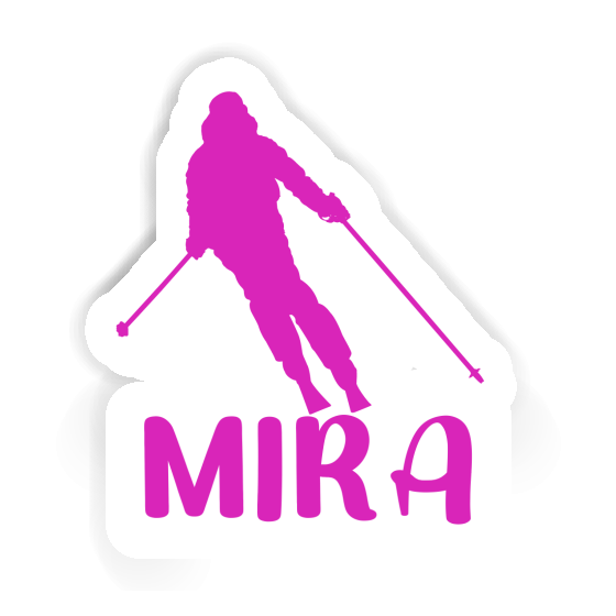 Mira Sticker Skier Notebook Image