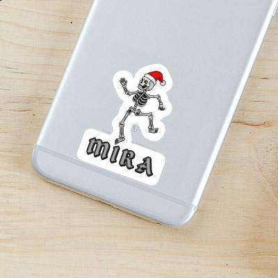 Christmas Skeleton Sticker Mira Laptop Image