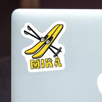 Ski Sticker Mira Notebook Image