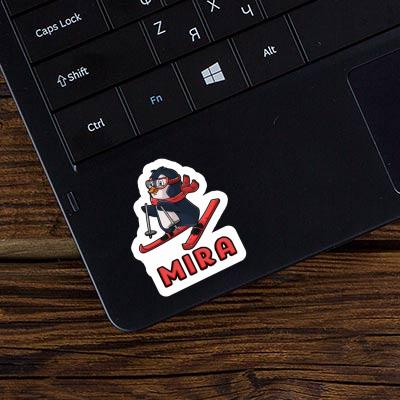 Mira Sticker Skier Notebook Image