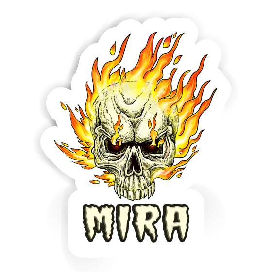 Skull Sticker Mira Notebook Image