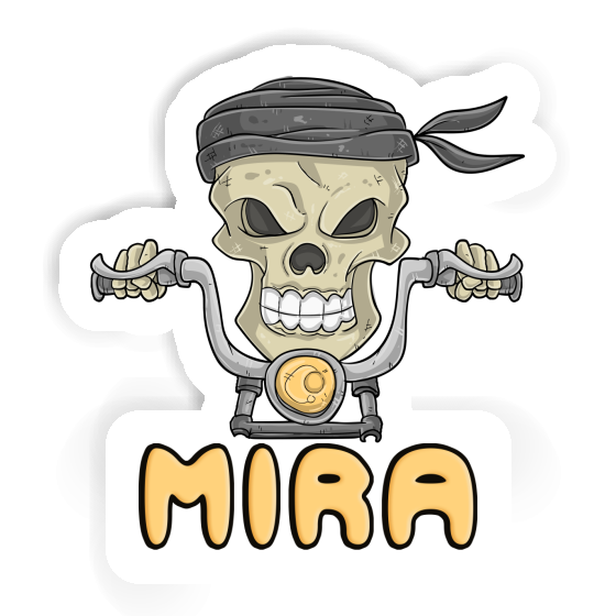 Motorbike Rider Sticker Mira Image