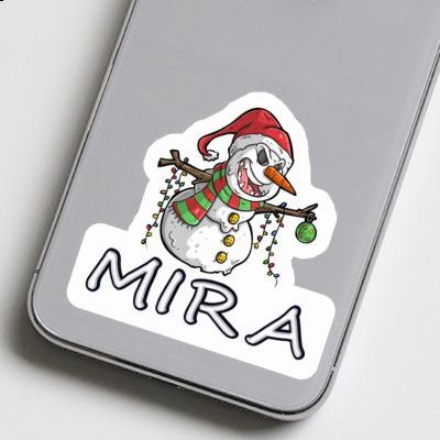 Mira Sticker Bad Snowman Notebook Image