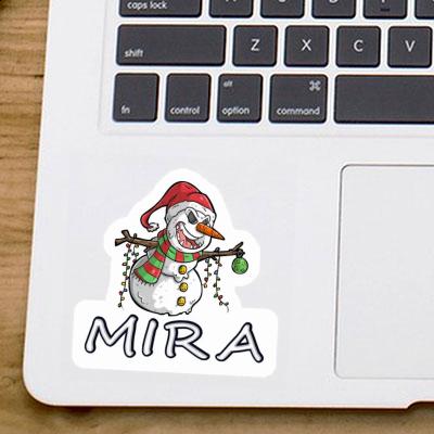 Mira Sticker Bad Snowman Notebook Image