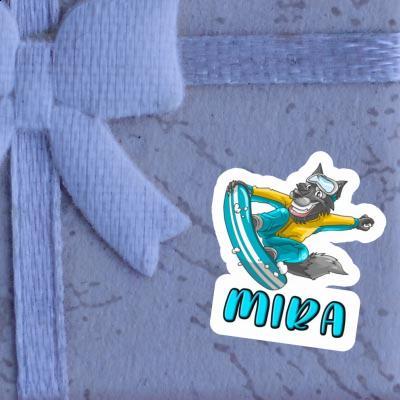 Sticker Snowboarder Mira Image