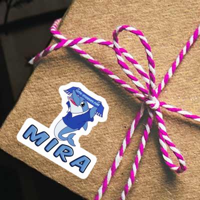 Sticker Mira Dolphin Notebook Image