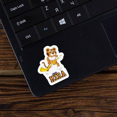 Sticker Mira Hockey Player Laptop Image