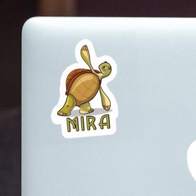 Tortue yoga Autocollant Mira Laptop Image