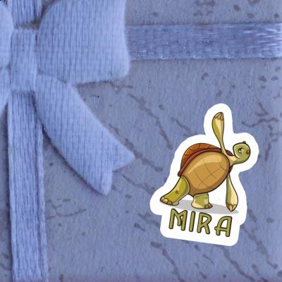 Tortue yoga Autocollant Mira Laptop Image