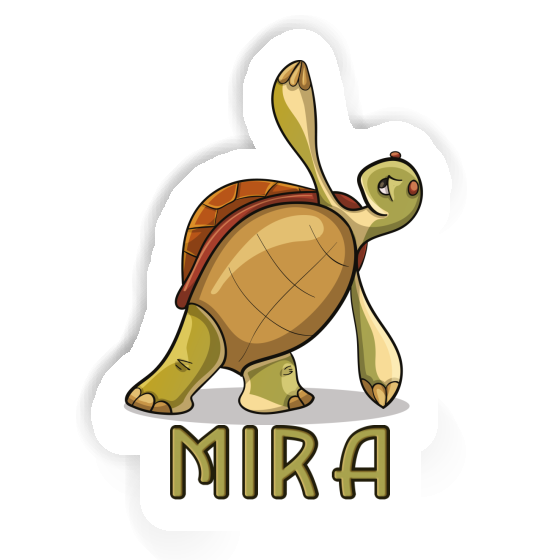 Tortue yoga Autocollant Mira Image