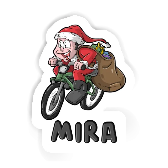 Bicycle Rider Sticker Mira Laptop Image