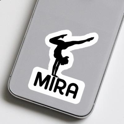 Yoga-Frau Sticker Mira Notebook Image