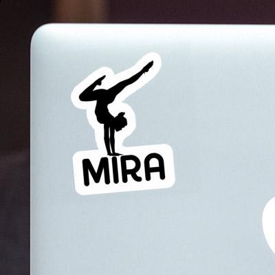 Yoga-Frau Sticker Mira Notebook Image