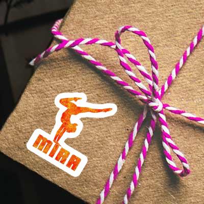 Sticker Yoga-Frau Mira Gift package Image