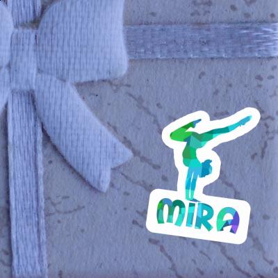 Sticker Mira Yoga-Frau Notebook Image